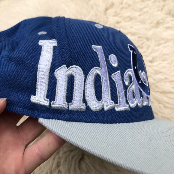 NFL • Indianapolis Colts SnapBack Trucker Hat Blue - Picture 3 of 11